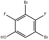 3,5-二溴-2,4-二氟苯酚,1803816-23-0,结构式