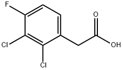 2-(2,3-二氯-4-氟苯基)乙酸,1803819-36-4,结构式