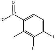 Benzene, 2-fluoro-1-iodo-3-methyl-4-nitro- Structure