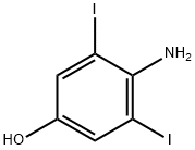 4-氨基-3,5-二碘苯酚,1803828-25-2,结构式