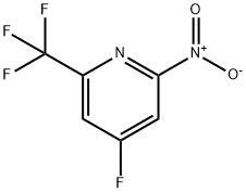 4-Fluoro-2-nitro-6-(trifluoromethyl)pyridine,1803829-54-0,结构式