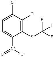 1,2-Dichloro-3-trifluoromethylthio-4-nitrobenzene Structure