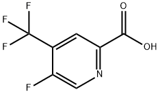 5-氟-4-(三氟甲基)吡啶甲酸,1803834-05-0,结构式