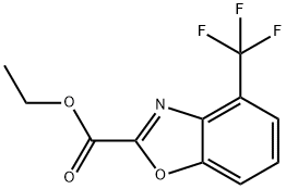 Ethyl 4-(trifluoromethyl)benzo[d]oxazole-2-carboxylate 结构式