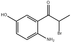 1-(2-Amino-5-hydroxyphenyl)-2-bromopropan-1-one Structure