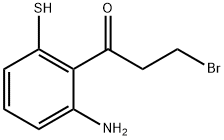 1-(2-Amino-6-mercaptophenyl)-3-bromopropan-1-one Structure