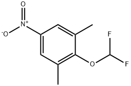 Benzene, 2-(difluoromethoxy)-1,3-dimethyl-5-nitro-|