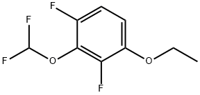 1,3-Difluoro-2-difluoromethoxy-4-ethoxybenzene Structure