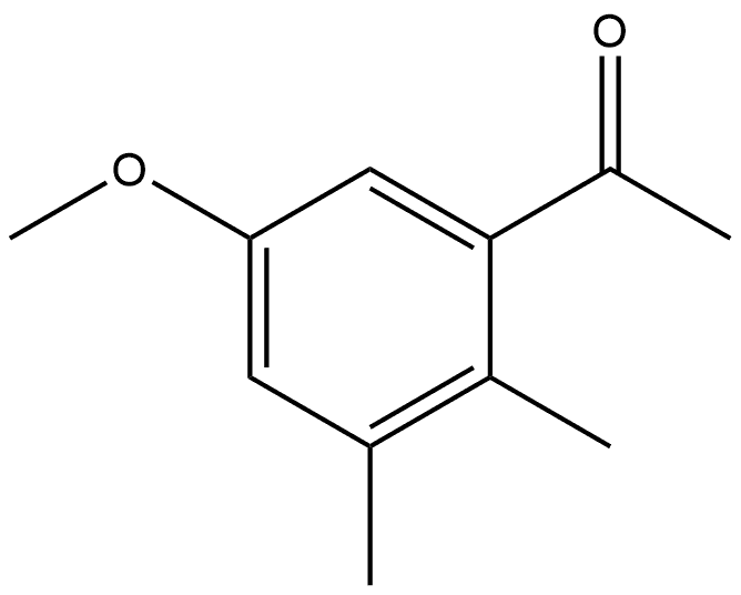 1-(5-Methoxy-2,3-dimethylphenyl)ethanone 结构式