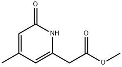 Methyl 2-hydroxy-4-methylpyridine-6-acetate 结构式