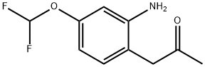 1-(2-Amino-4-(difluoromethoxy)phenyl)propan-2-one Structure