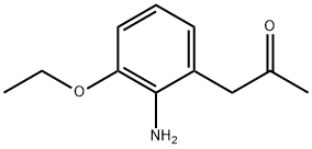 1-(2-Amino-3-ethoxyphenyl)propan-2-one 结构式