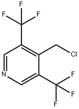 4-(氯甲基)-3,5-双(三氟甲基)吡啶, 1803863-14-0, 结构式