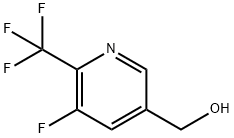 (5-氟-6-(三氟甲基)吡啶-3-基)甲醇 结构式