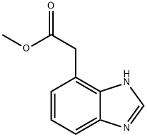 2-(1H-苯并咪唑-7-基)乙酸甲酯, 1803896-35-6, 结构式