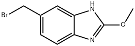 1H-Benzimidazole, 6-(bromomethyl)-2-methoxy- 结构式