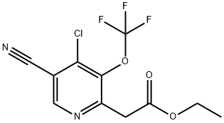 1803932-94-6 Ethyl 4-chloro-5-cyano-3-(trifluoromethoxy)pyridine-2-acetate