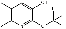 2,3-Dimethyl-5-hydroxy-6-(trifluoromethoxy)pyridine,1803975-31-6,结构式