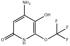 4-Amino-3,6-dihydroxy-2-(trifluoromethoxy)pyridine Structure