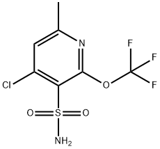 4-Chloro-6-methyl-2-(trifluoromethoxy)pyridine-3-sulfonamide|