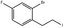 Benzene, 2-bromo-4-fluoro-1-(2-iodoethyl)-,1804013-38-4,结构式