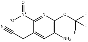 1804014-79-6 3-Amino-6-nitro-2-(trifluoromethoxy)pyridine-5-acetonitrile