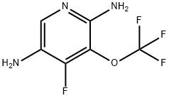 2,5-Diamino-4-fluoro-3-(trifluoromethoxy)pyridine 结构式