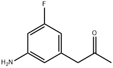 1-(3-Amino-5-fluorophenyl)propan-2-one,1804039-06-2,结构式