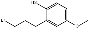 2-(3-Bromopropyl)-4-methoxythiophenol 结构式