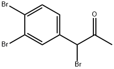 1-Bromo-1-(3,4-dibromophenyl)propan-2-one 结构式