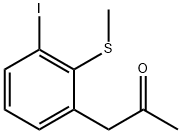 1-(3-Iodo-2-(methylthio)phenyl)propan-2-one Structure