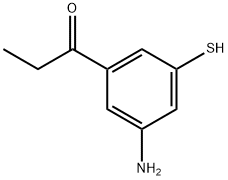 1-(3-Amino-5-mercaptophenyl)propan-1-one|