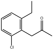 1-(2-Chloro-6-ethylphenyl)propan-2-one Structure