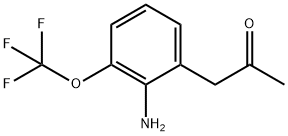 1-(2-Amino-3-(trifluoromethoxy)phenyl)propan-2-one Structure