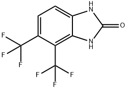 6,7-Bis(trifluoromethyl)-2-hydroxy-1H-benzimidazole Structure