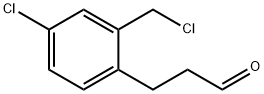 3-(4-Chloro-2-(chloromethyl)phenyl)propanal Structure