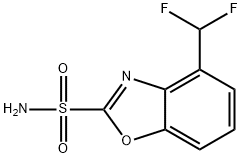 4-(Difluoromethyl)benzo[d]oxazole-2-sulfonamide Structure