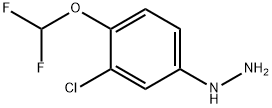 1-(3-Chloro-4-(difluoromethoxy)phenyl)hydrazine,1804088-98-9,结构式