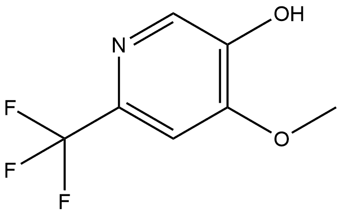4-Methoxy-6-(trifluoromethyl)-3-pyridinol Structure