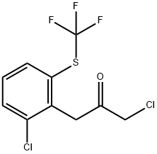 1-Chloro-3-(2-chloro-6-(trifluoromethylthio)phenyl)propan-2-one|