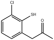 1-(3-Chloro-2-mercaptophenyl)propan-2-one 结构式