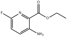 2-Pyridinecarboxylic acid, 3-amino-6-fluoro-, ethyl ester Structure