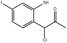 1-Chloro-1-(4-iodo-2-mercaptophenyl)propan-2-one Structure