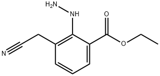 Ethyl 3-(cyanomethyl)-2-hydrazinylbenzoate|