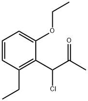 1-Chloro-1-(2-ethoxy-6-ethylphenyl)propan-2-one Structure