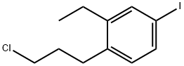 1-(3-Chloropropyl)-2-ethyl-4-iodobenzene Structure