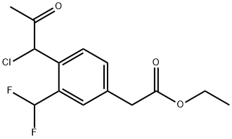 1804171-55-8 Ethyl 4-(1-chloro-2-oxopropyl)-3-(difluoromethyl)phenylacetate