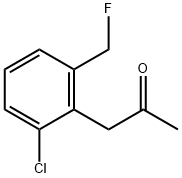 1-(2-Chloro-6-(fluoromethyl)phenyl)propan-2-one Structure