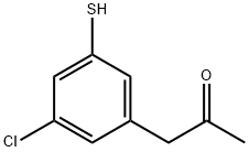 1-(3-Chloro-5-mercaptophenyl)propan-2-one Structure