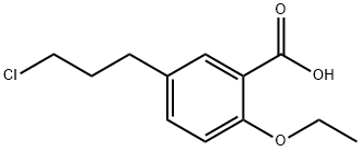 5-(3-Chloropropyl)-2-ethoxybenzoic acid Structure